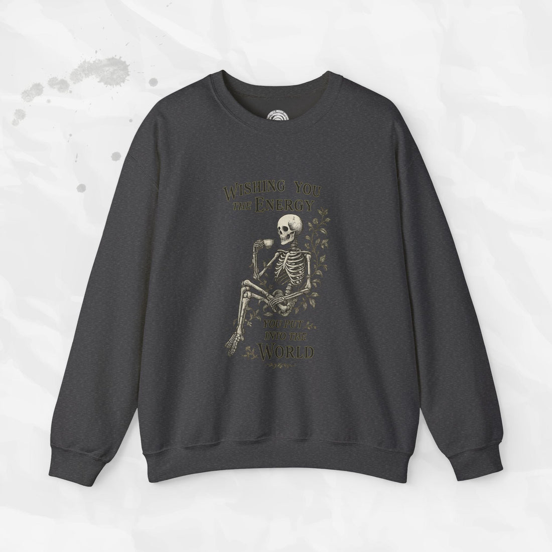 Wishing You the Energy Graphic Crewneck Sweatshirt - Image 8