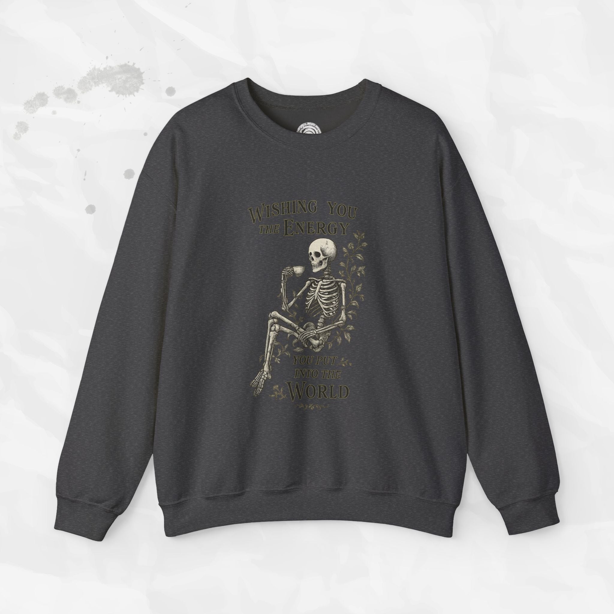 Wishing You the Energy Graphic Crewneck Sweatshirt - Image 8