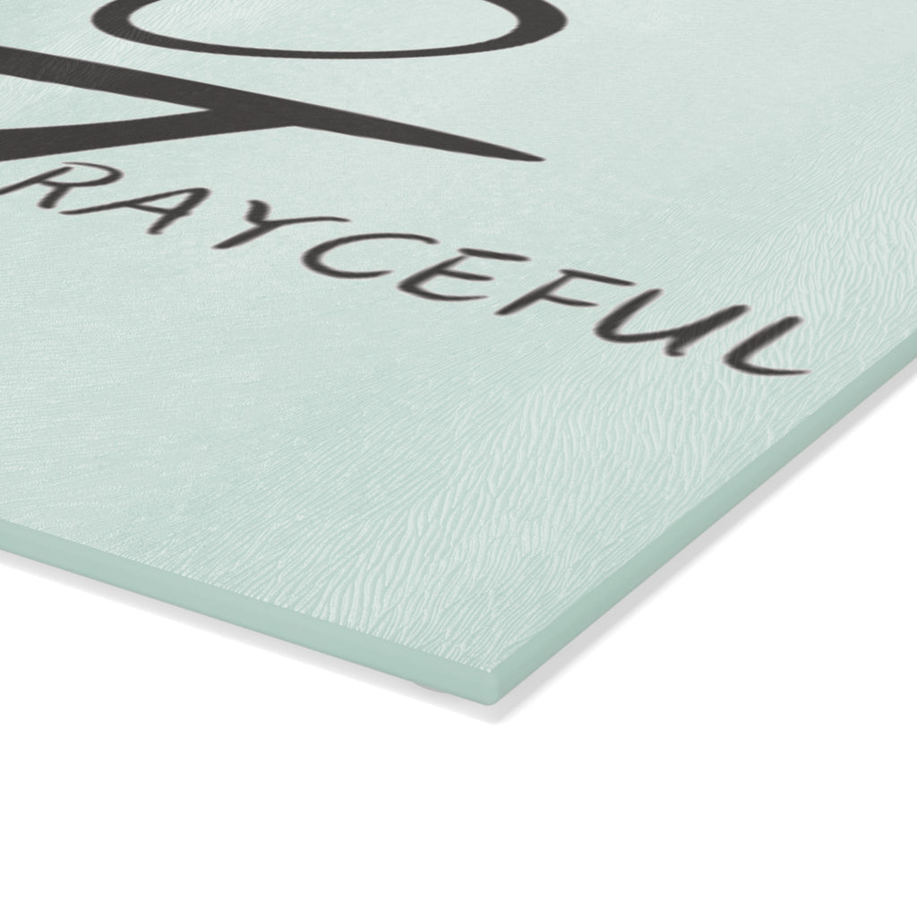 Glass Cutting Board 8x11 Kitchen Prep and Serving Tray