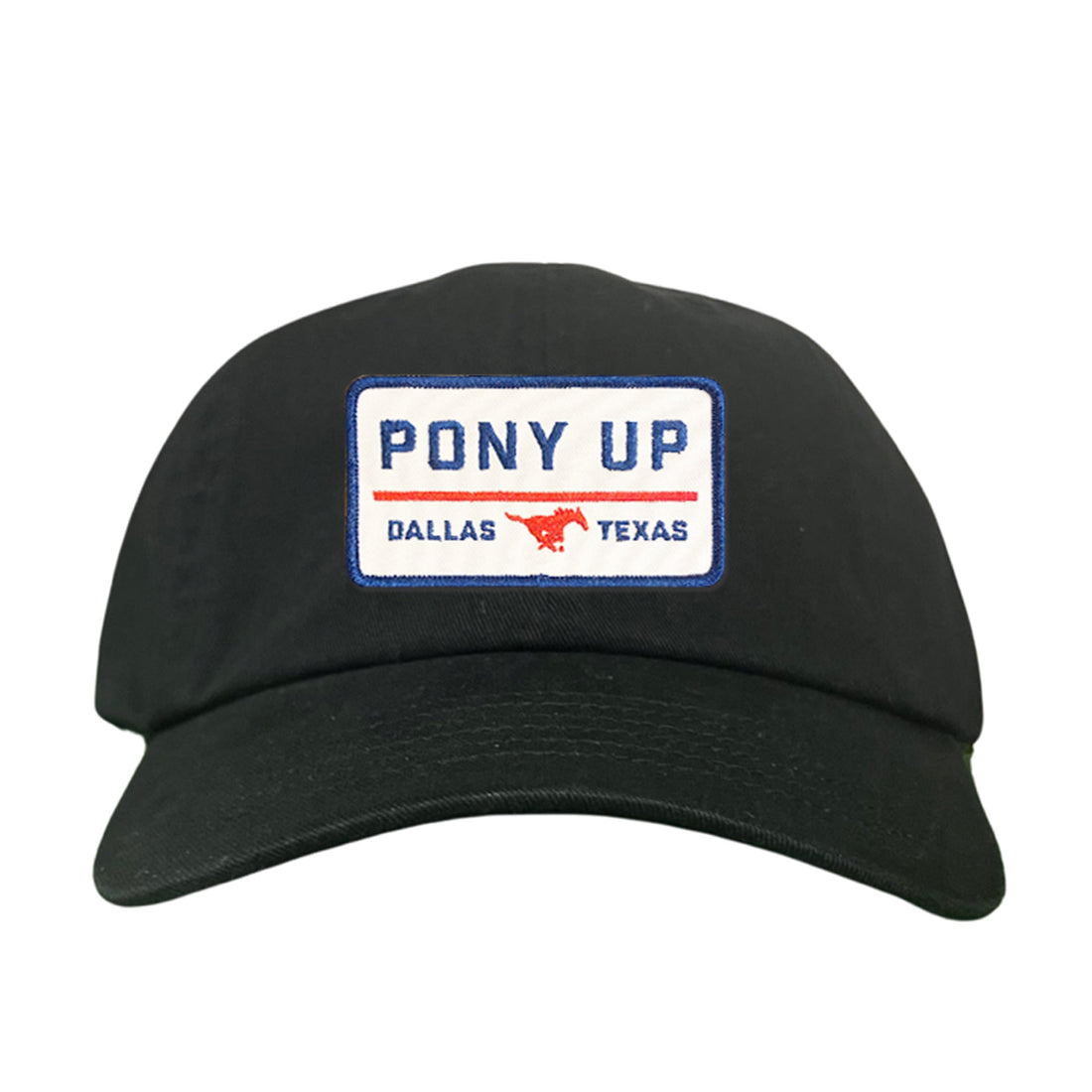 SMU Pony Up Rectangle Patch Mesh Snapback Hat