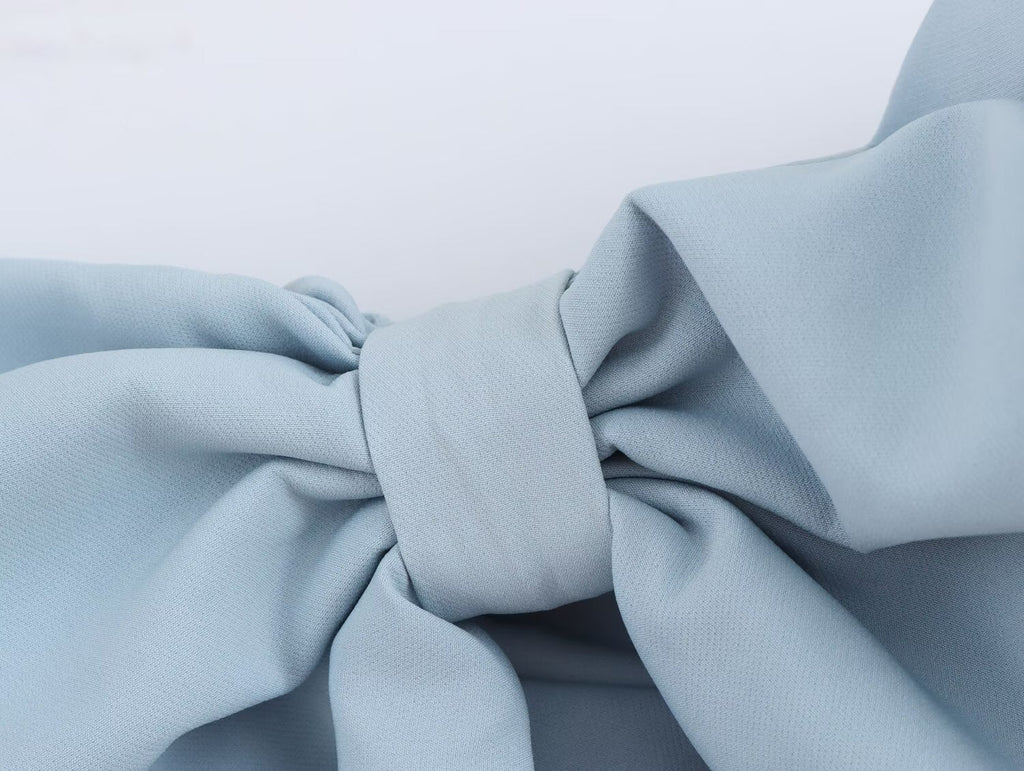 Fall Women Clothing Graceful Fashionable Bowknot Decoration Tube Top Dress