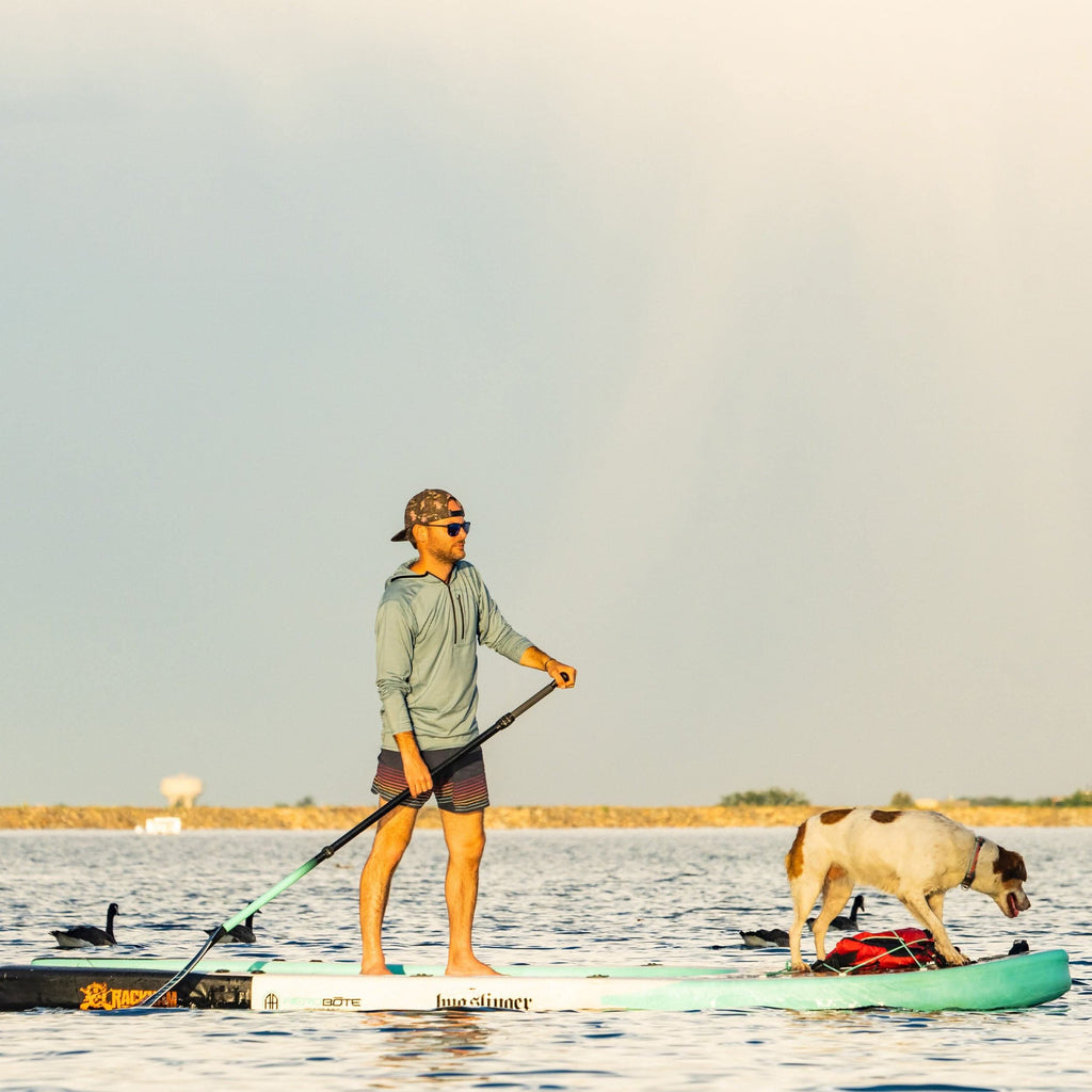 Men's Merino Wool 1/4 Zip Sun Hoodie - Lightweight Athletic Base Layer