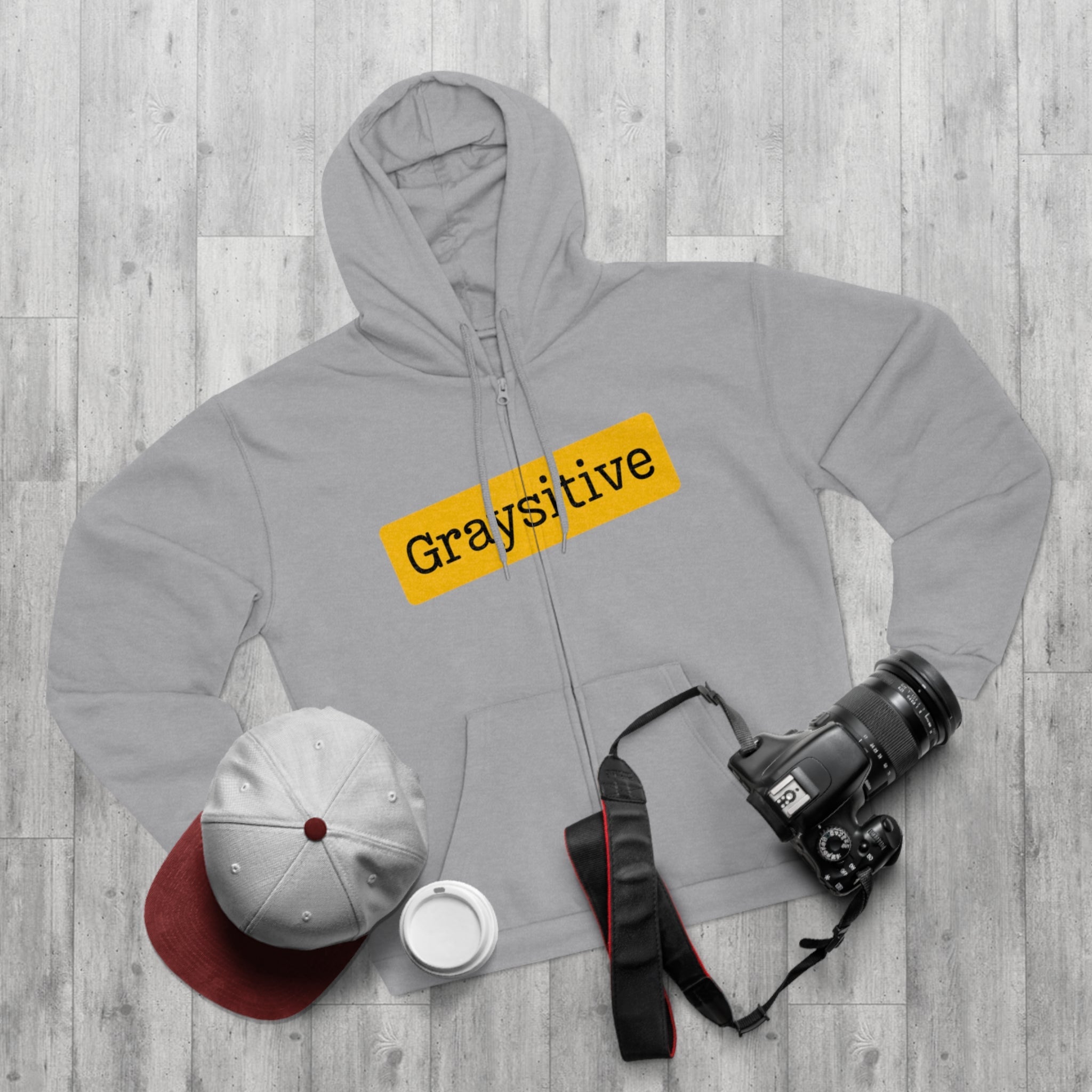 Unisex Hooded Zip Sweatshirt - Streetwear Knit Essential