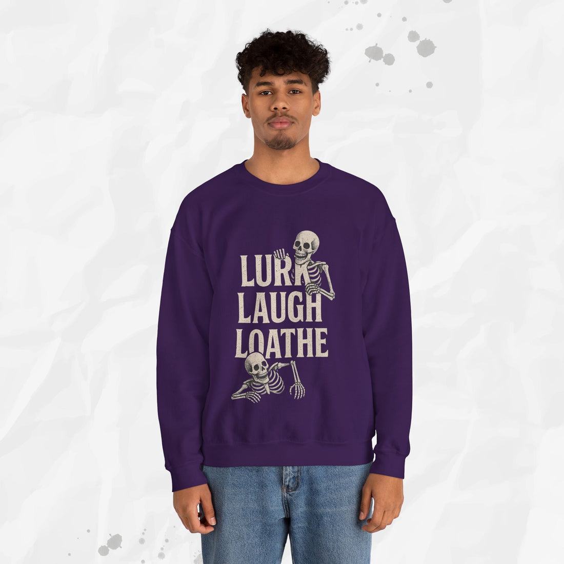 Lurk Laugh Loathe - Crewneck Sweatshirt
