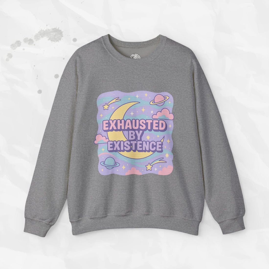 Exhausted by Existence - Crewneck Sweatshirt