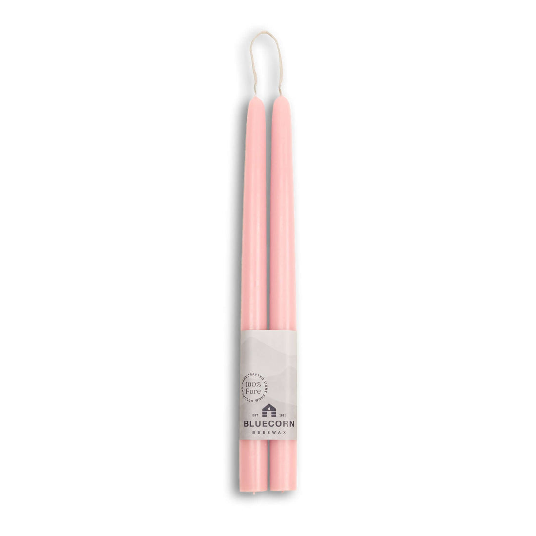 Beeswax Taper Candles - Hand-Dipped - 1 Pair