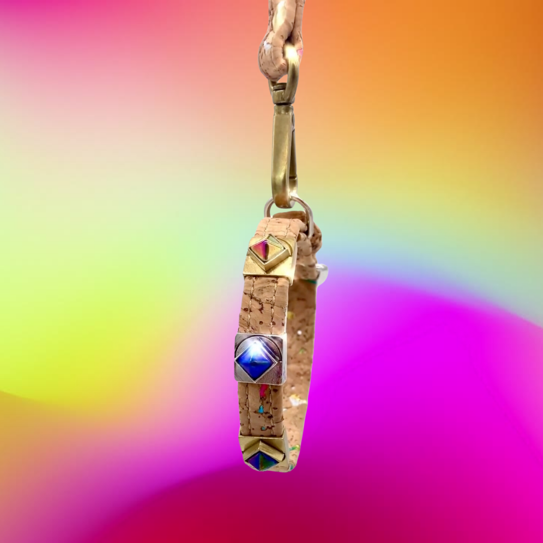 Iridescent Rainbow Diamond Charm – Gold or Silver | DIPHDA