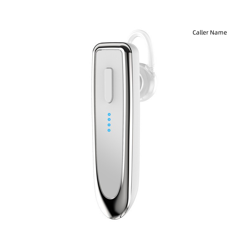 Bluetooth 5.0 Wireless Earpiece with Dual Mic Noise Cancelling