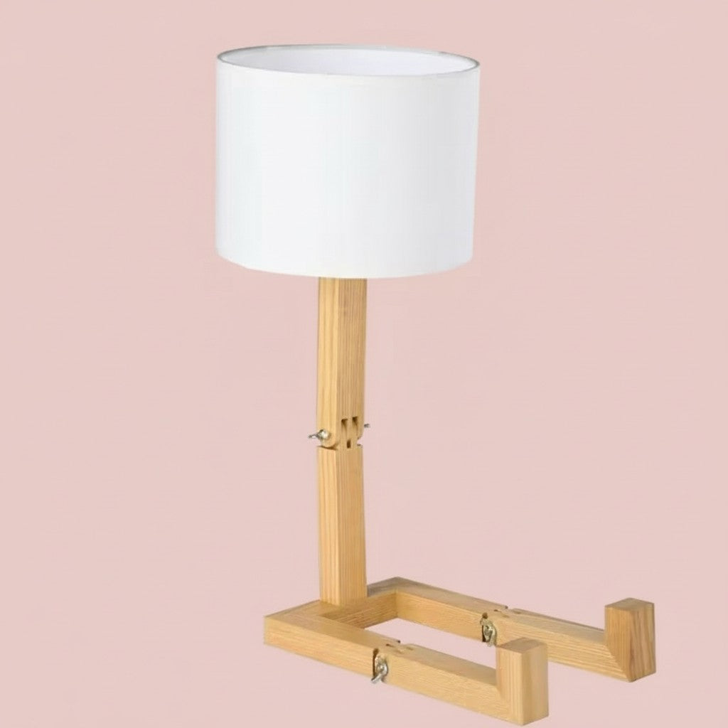 Modern Foldable Wooden Desk Lamp – Minimalist Adjustable Table Light