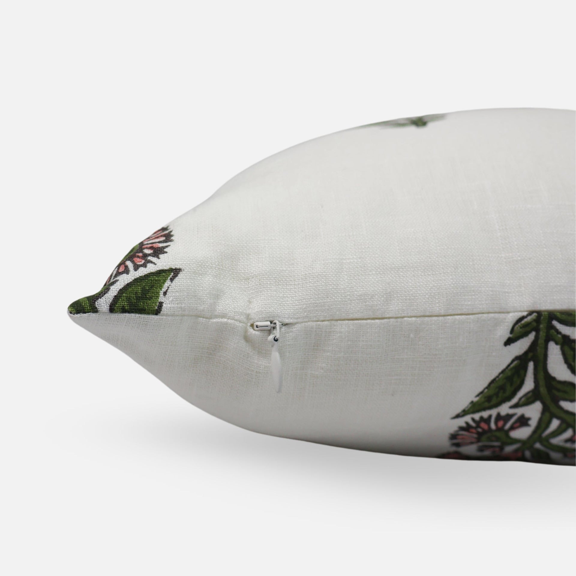 Begum Floral Throw Pillow Cover in Pink