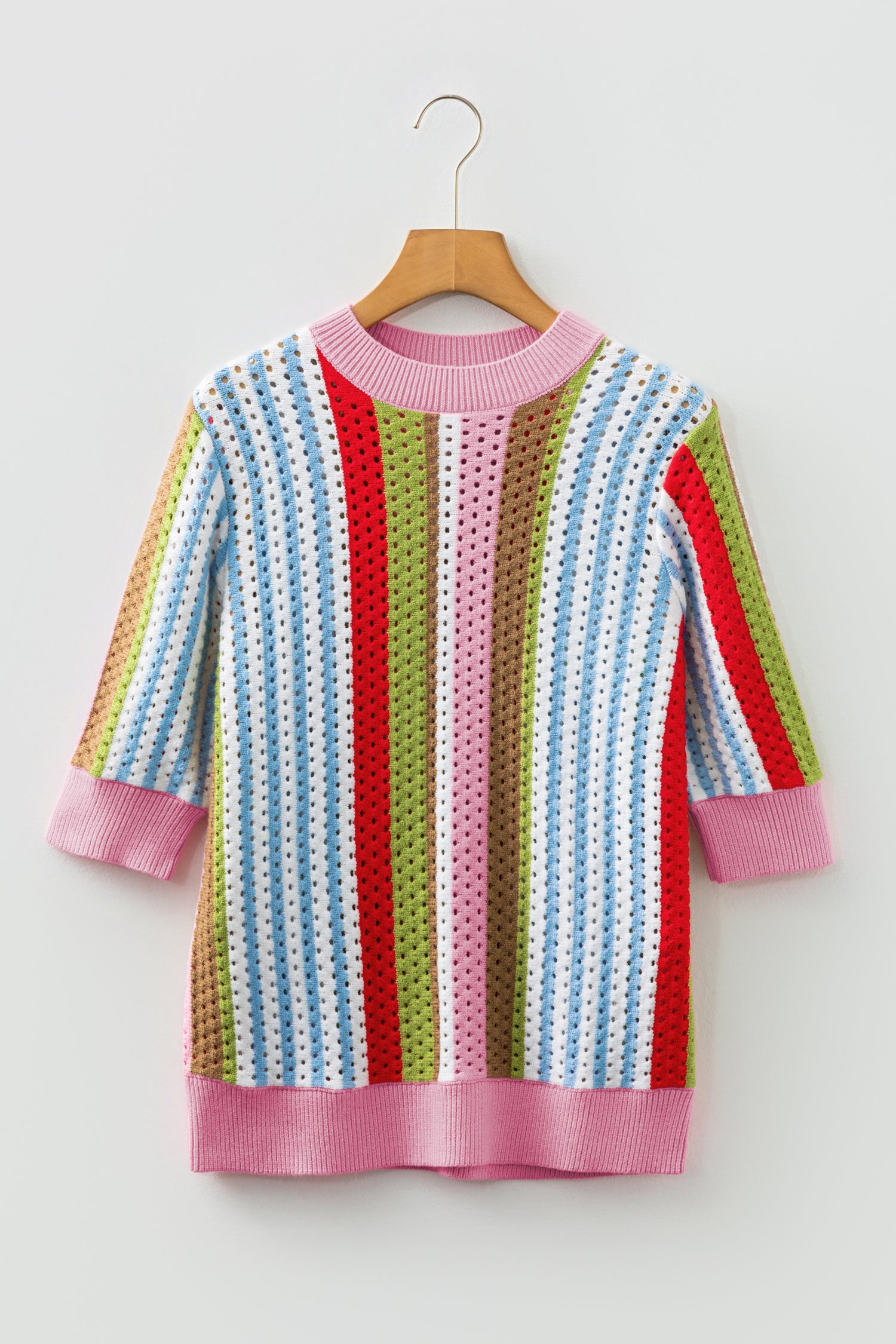 Alora Knit Short Sleeve Sweater