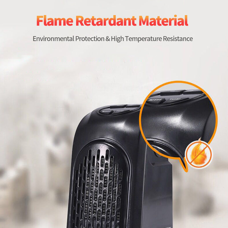 Mini Portable Electric Wall Heater with PTC Ceramic Heating Element