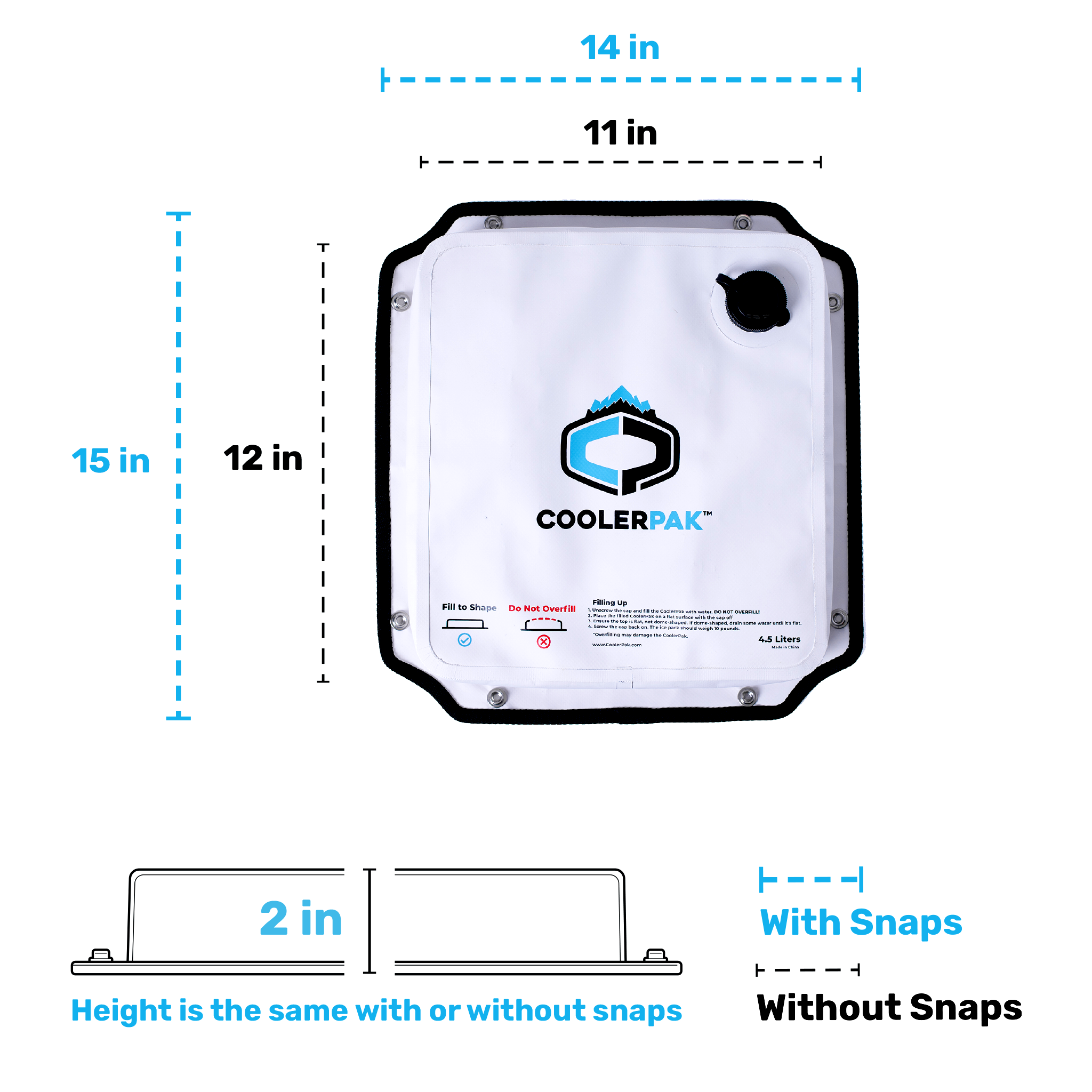 Reusable 12lb Ice Block Cooler Pack for Keeping Food Cold - Image 10