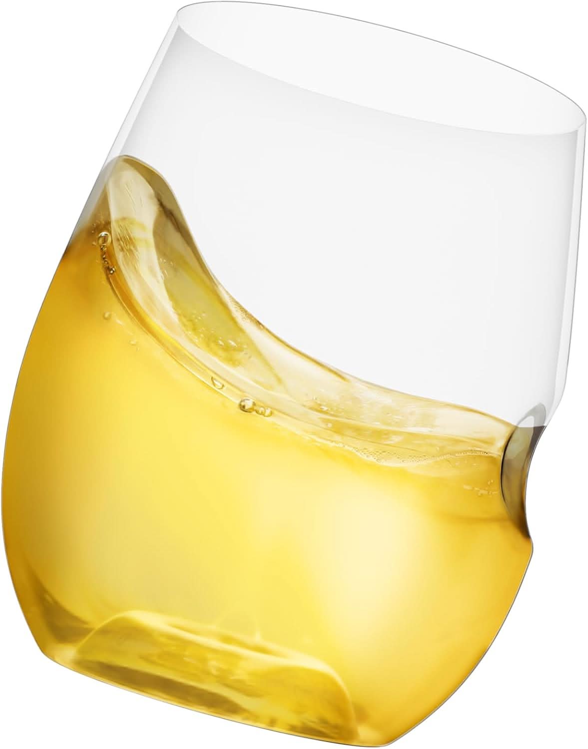 Large quantity set of 72 crystal clear 12 oz. shatterproof wine glasses