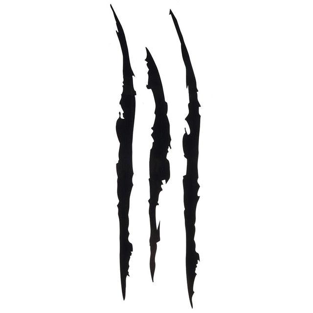 Reflective Monster Claw Scratch Headlight Decal for Car Tuning