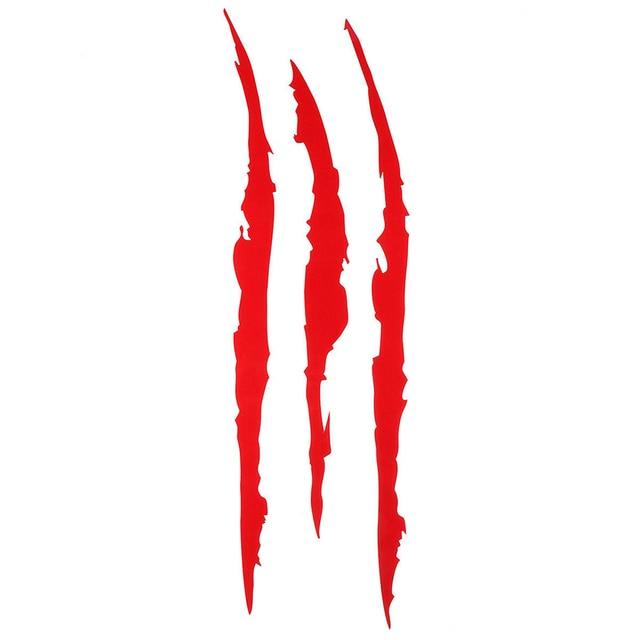 Reflective Monster Claw Scratch Headlight Decal for Car Tuning
