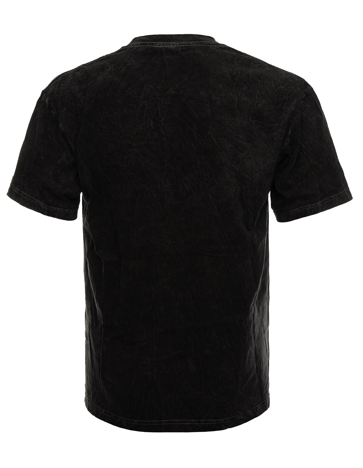 Mineral Wash Carbon Crew Neck T-Shirt Vintage Style - Image 3