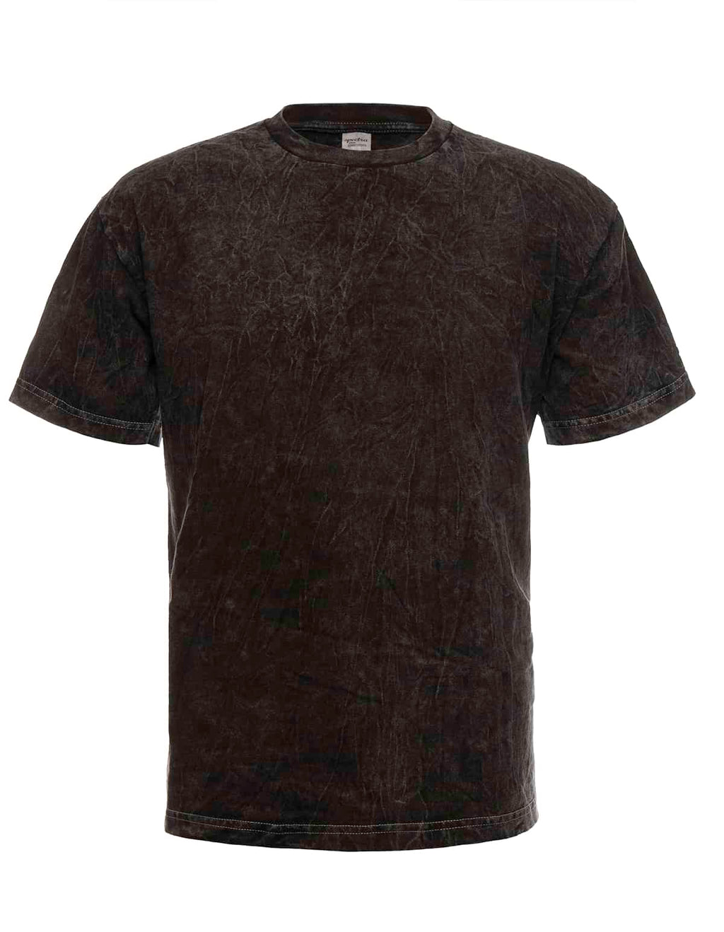 Mineral Wash Carbon Crew Neck T-Shirt Vintage Style - Image 2