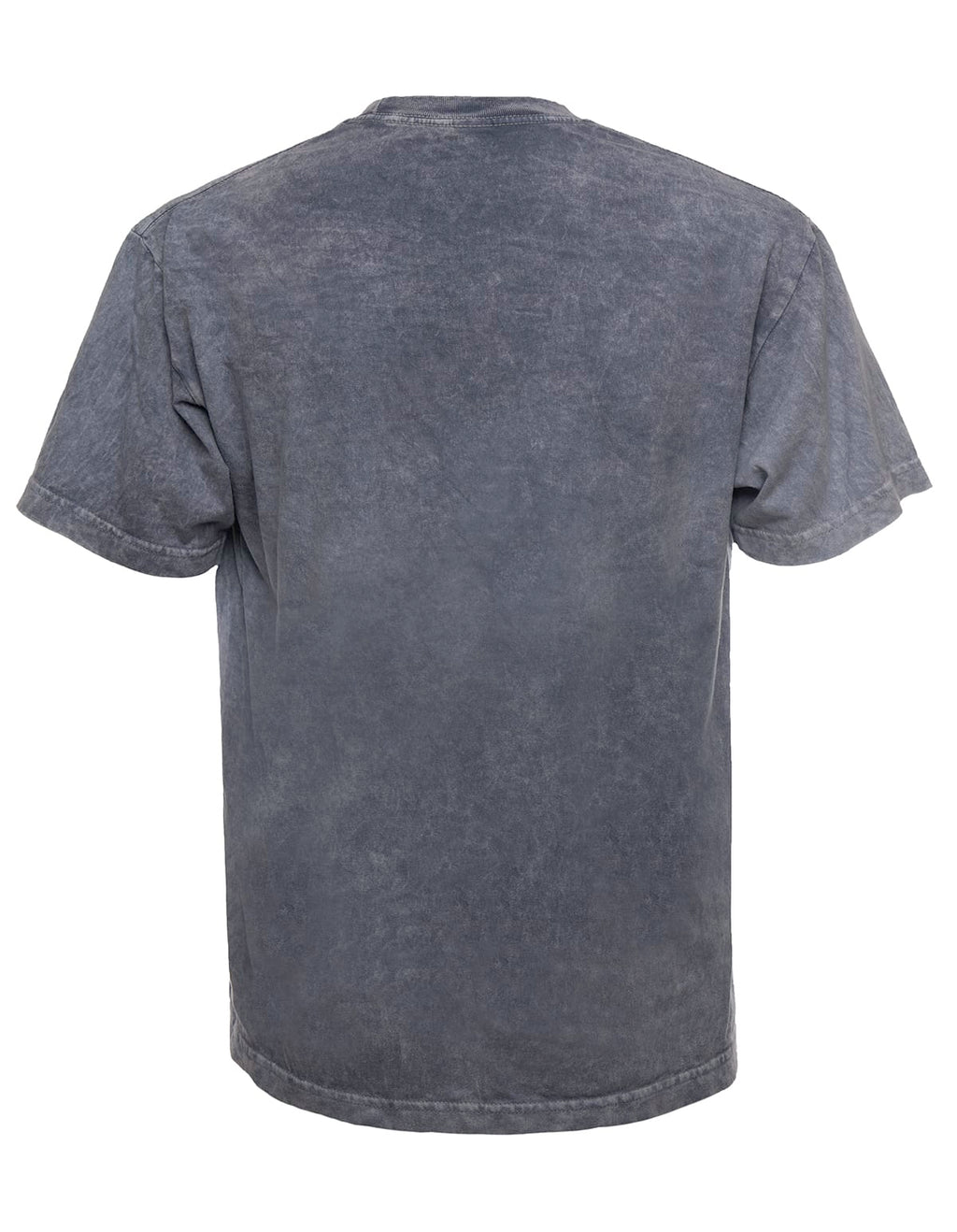 Mineral Wash Steel T-Shirt Vintage Inspired Grey Cotton Tee - Image 3