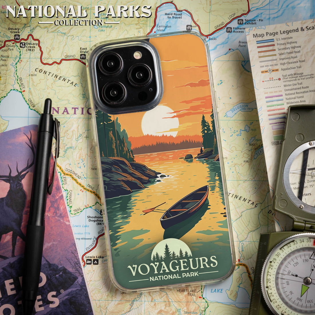 National Parks Voyageurs HD Apple iPhone 13 Series Mag-Safe Phone Case