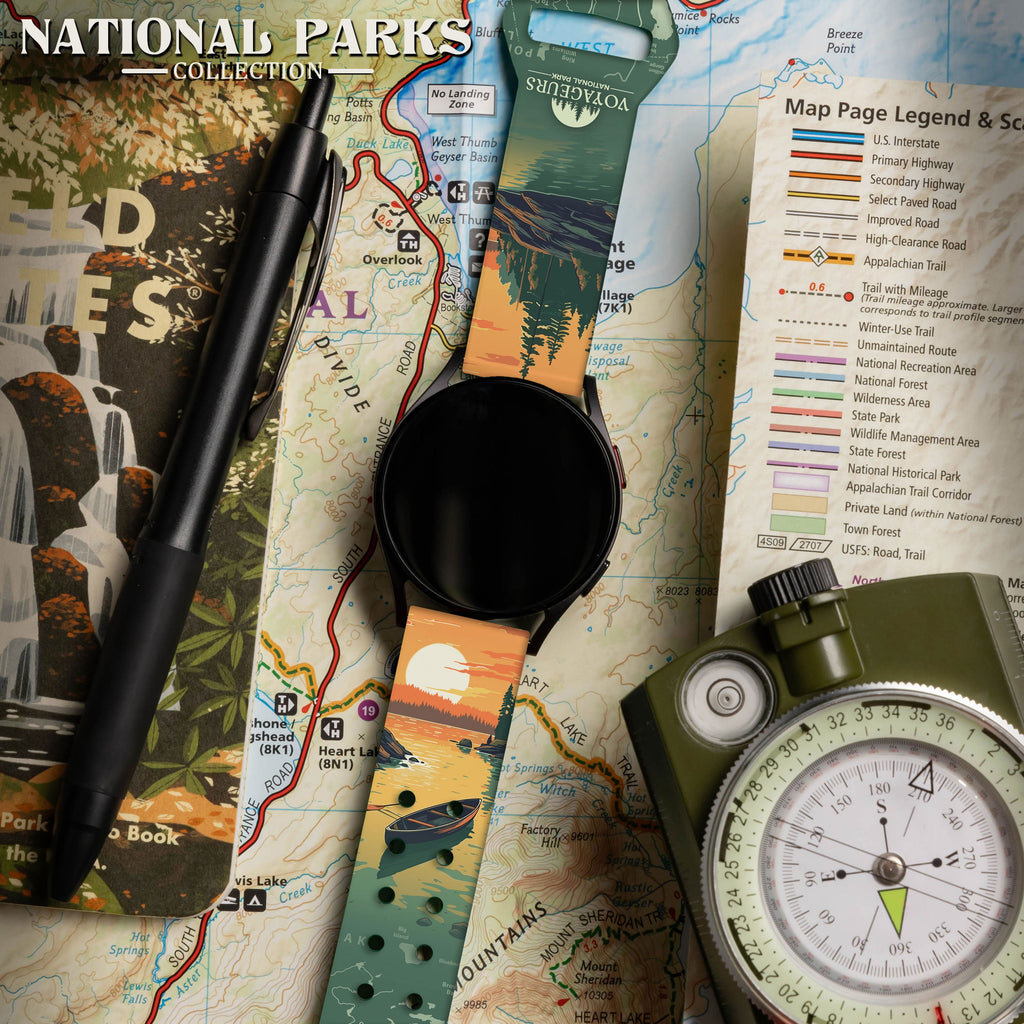 National Parks Voyageurs HD  Watchband for Samsung, Garmin, Fossil, and More