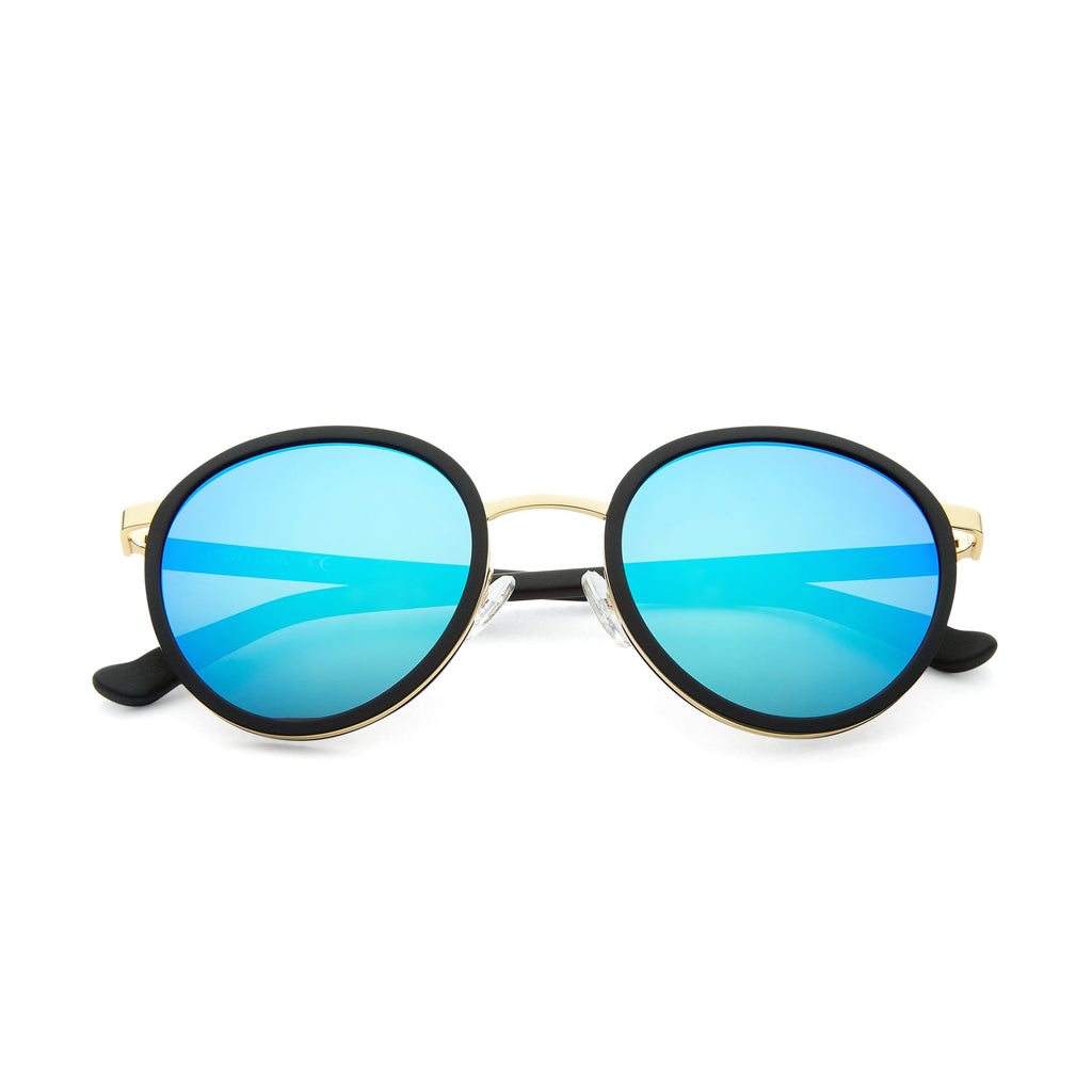 Cabo 2 Round Polarized Sunglasses in Charcoal