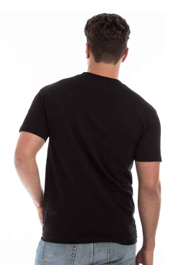 The Roughneck Heavyweight Crew Neck T-Shirt in Classic Black