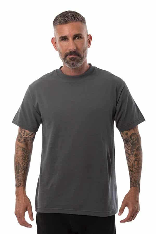 The Roughneck Heavyweight Crew Neck T-Shirt in Classic Black