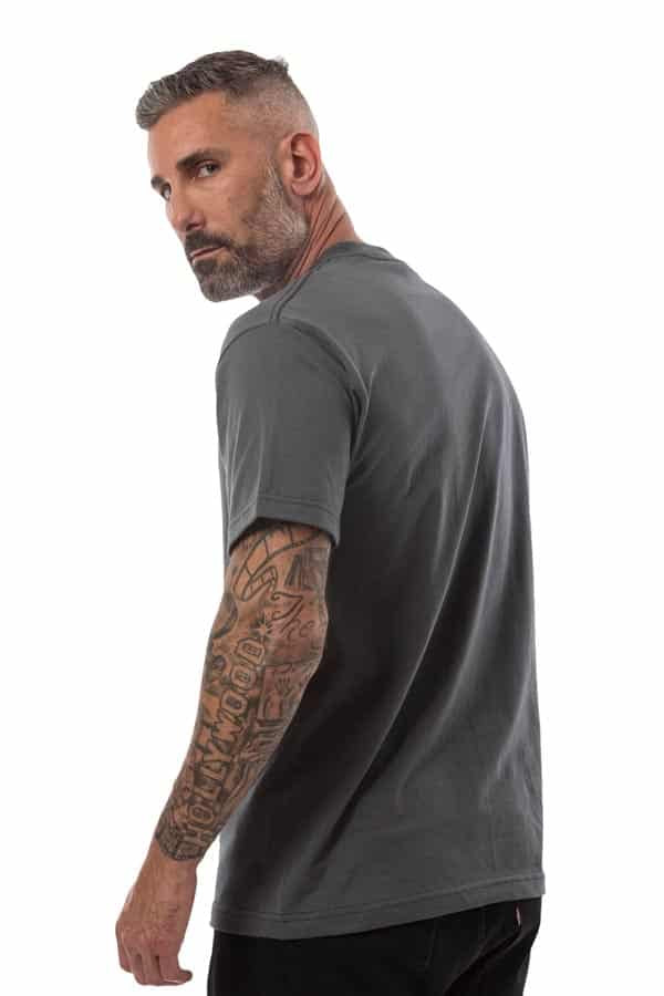 The Roughneck Heavyweight Crew Neck T-Shirt in Classic Black