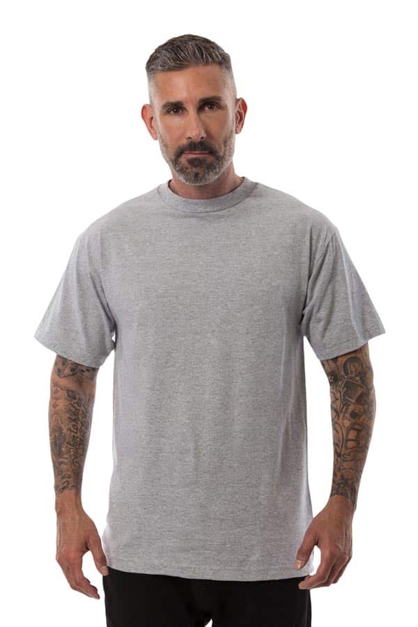 The Roughneck Heavyweight Crew Neck T-Shirt in Classic Black
