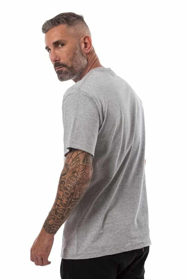 The Roughneck Heavyweight Crew Neck T-Shirt in Classic Black