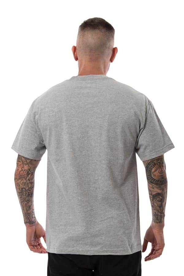The Roughneck Heavyweight Crew Neck T-Shirt in Classic Black