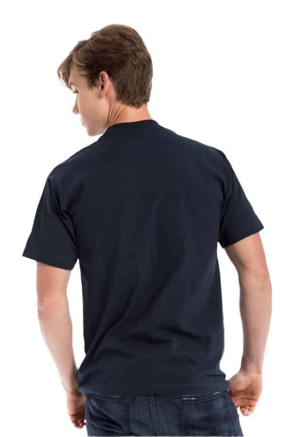 The Roughneck Heavyweight Crew Neck T-Shirt in Classic Black