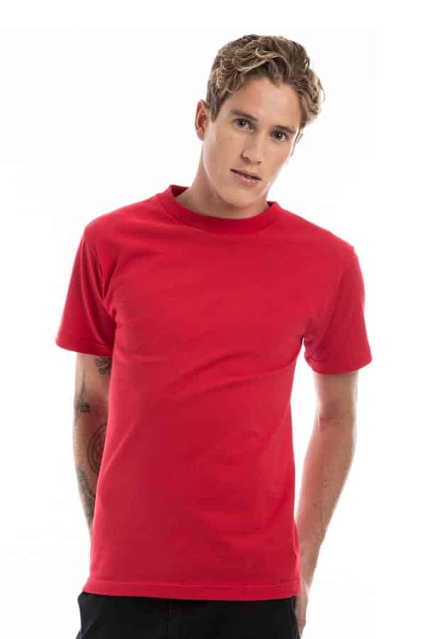The Roughneck Heavyweight Crew Neck T-Shirt in Classic Black