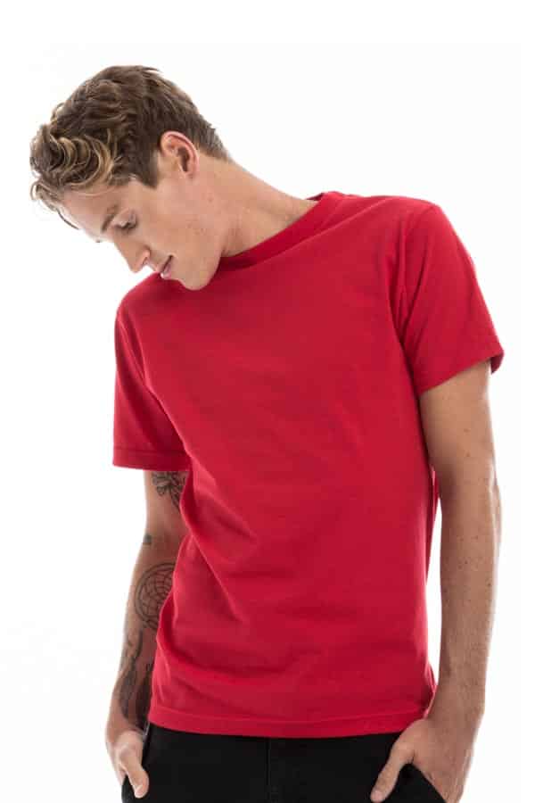 The Roughneck Heavyweight Crew Neck T-Shirt in Classic Black