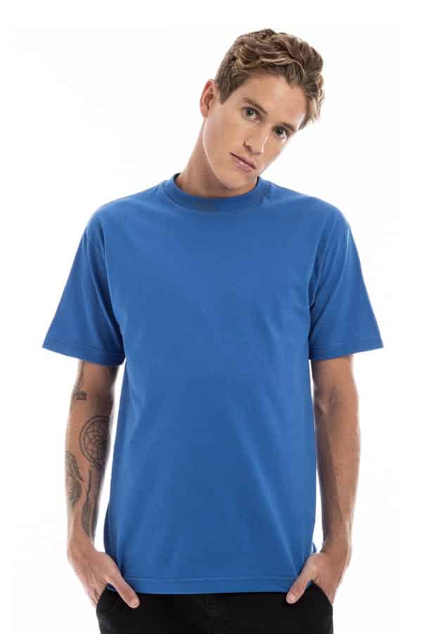 The Roughneck Heavyweight Crew Neck T-Shirt in Classic Black
