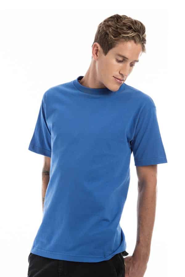The Roughneck Heavyweight Crew Neck T-Shirt in Classic Black