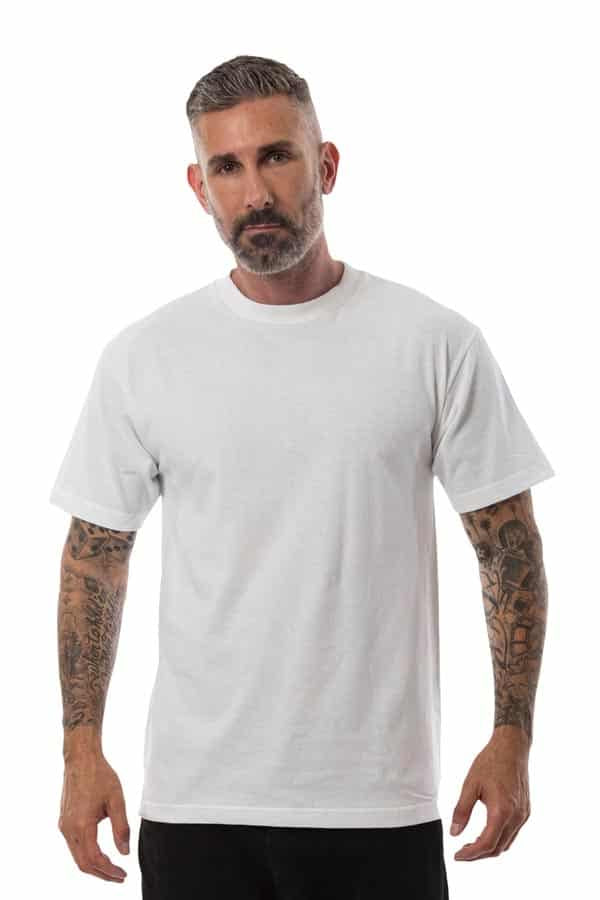 The Roughneck Heavyweight Crew Neck T-Shirt in Classic Black