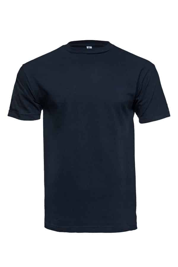The Roughneck Heavyweight Crew Neck T-Shirt in Classic Black