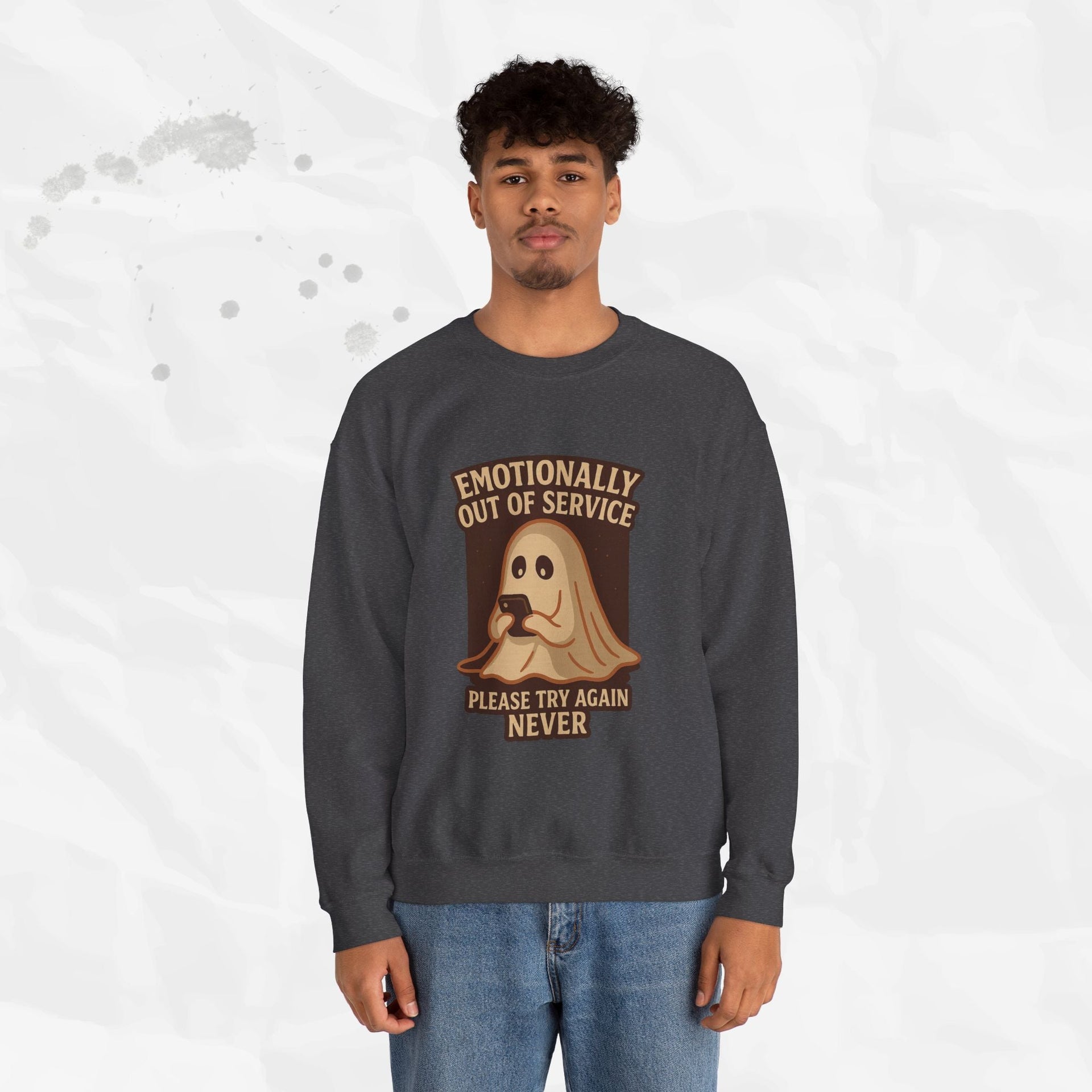 Emotionally Out of Service – Crewneck Sweatshirt