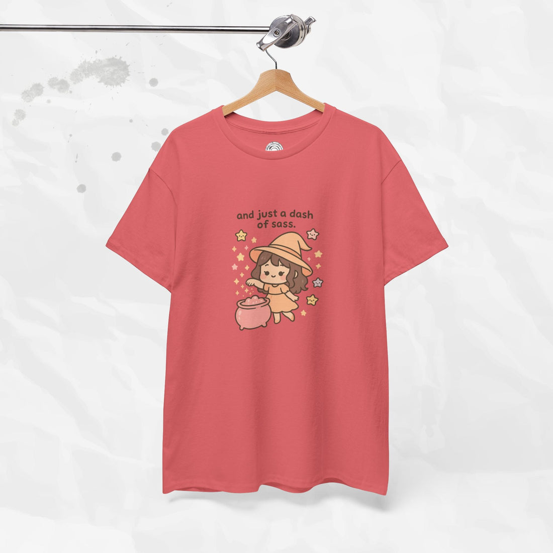 And Just a Dash of Sass Graphic Tee in Soft Pink and Grey - Image 11