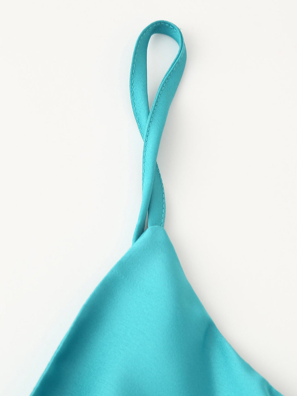Women Clothing Long Hollow Out Cutout Decorative Satin Sling Dress