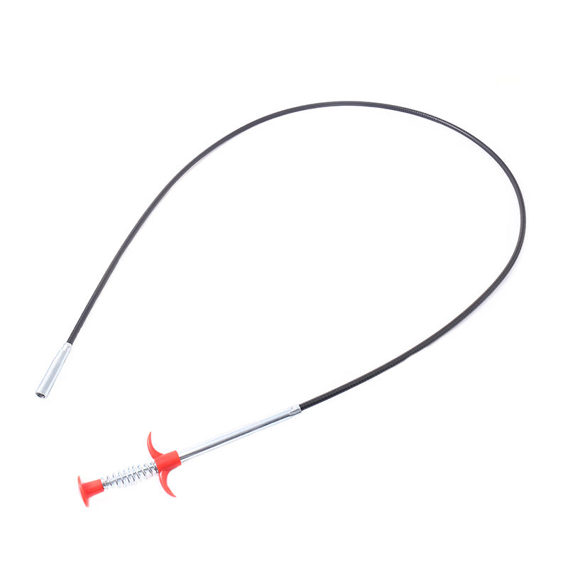 60CM Drain Clog Remover Spring Sewer Dredger for Sink Hair Removal
