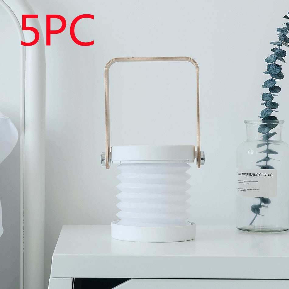 Foldable LED Lantern Lamp - Portable Touch Dimmable Reading Light