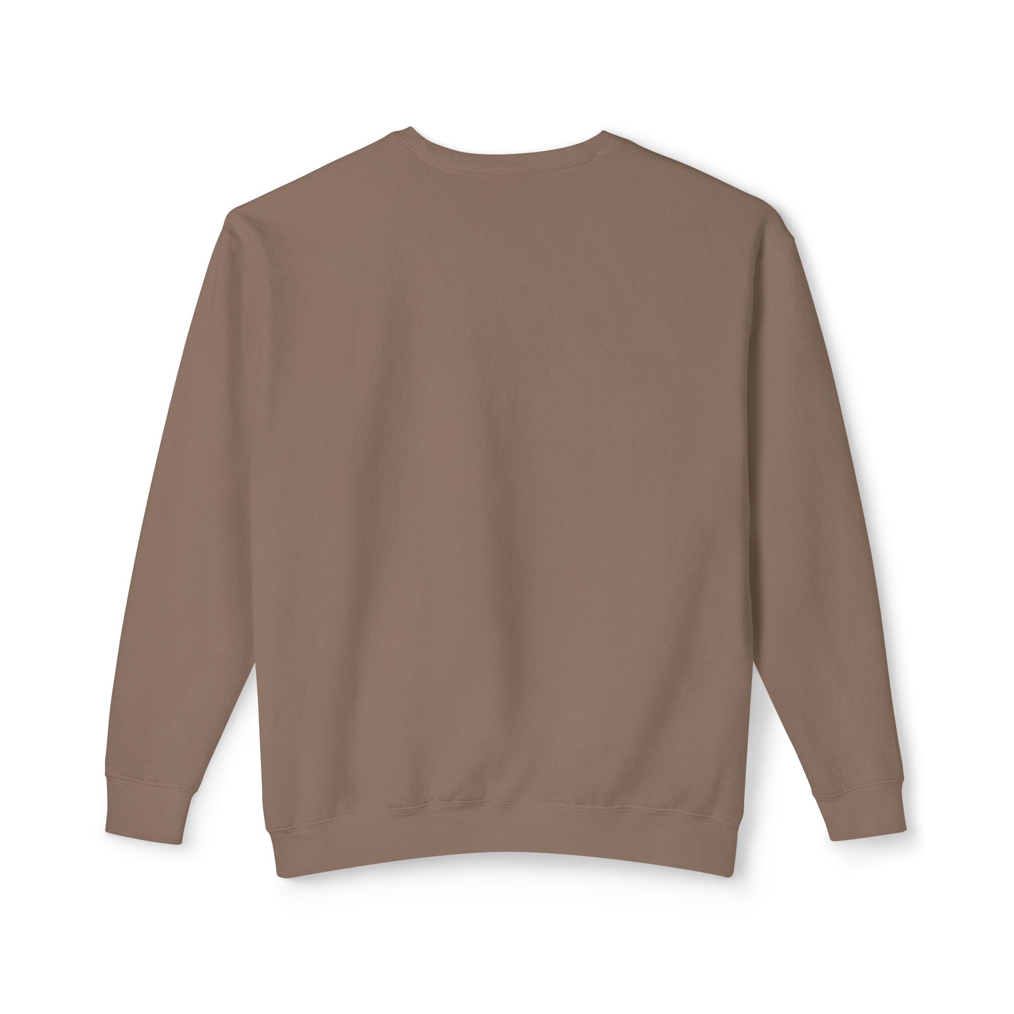 Unisex Lightweight Crewneck Sweatshirt in Charcoal and Cream