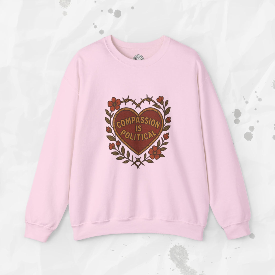 Compassion Is Political - Crewneck Sweatshirt