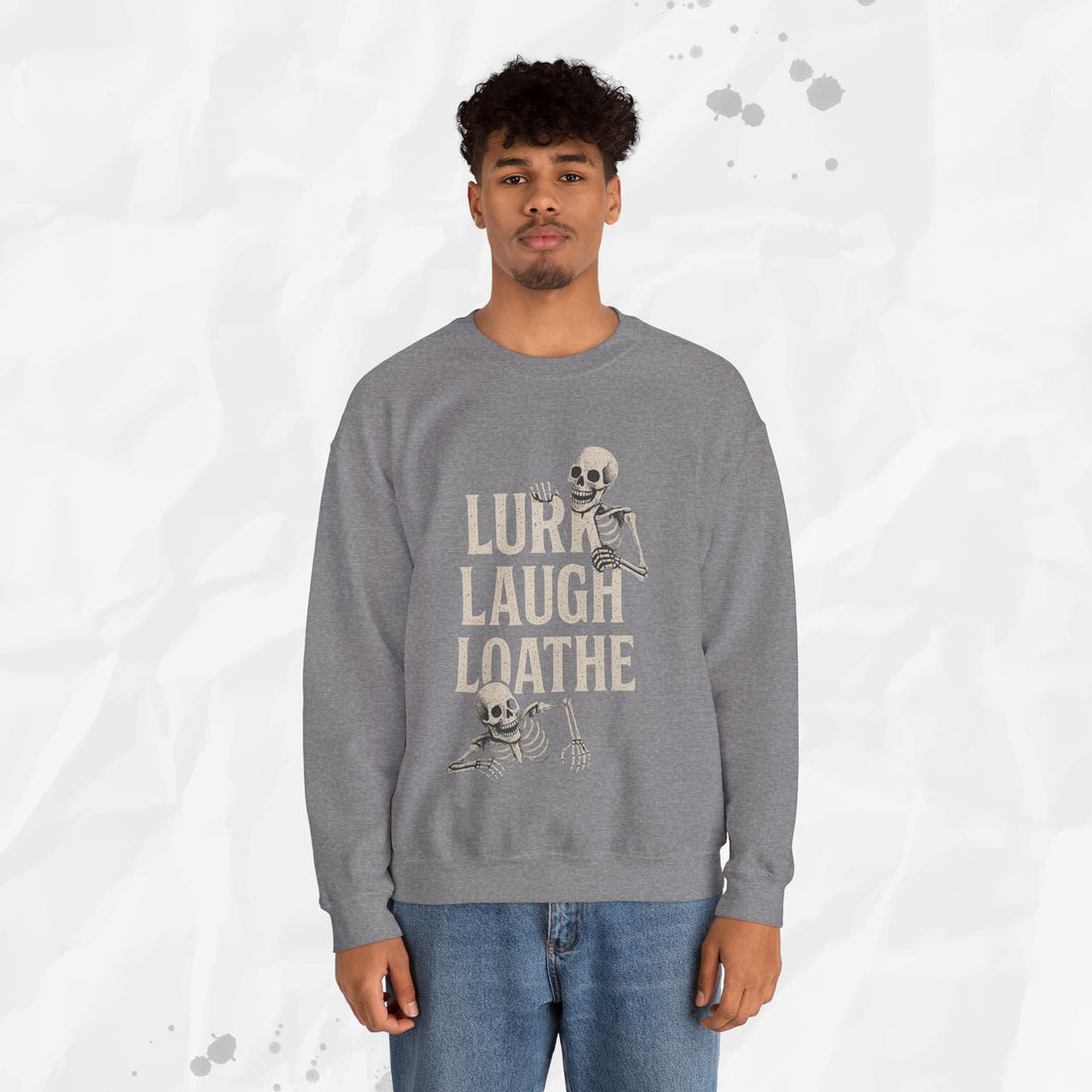 Lurk Laugh Loathe - Crewneck Sweatshirt