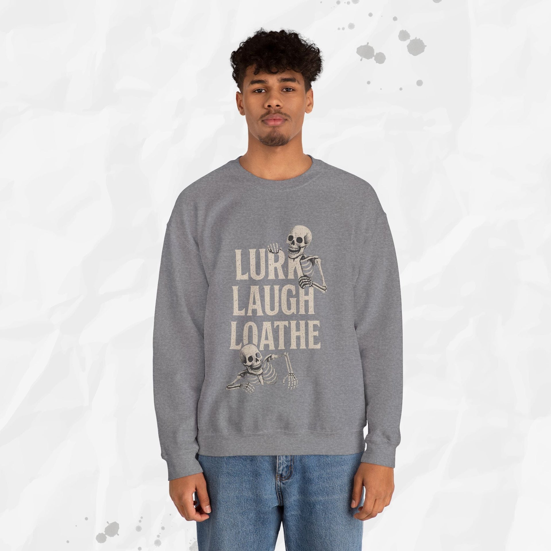 Lurk Laugh Loathe - Crewneck Sweatshirt