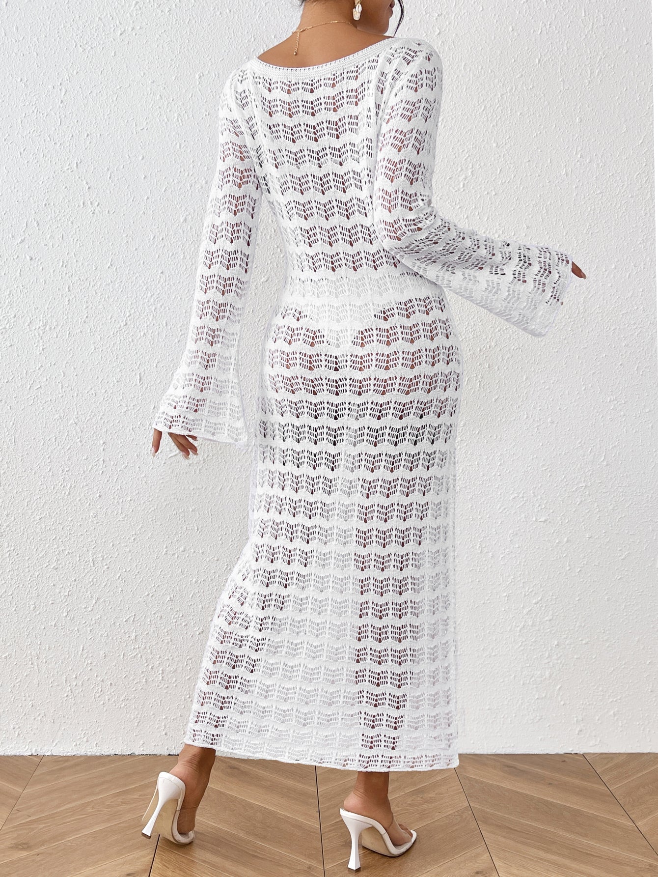 Spring Summer Sexy Knitted Dress Beach Dress Elegant Dress Women