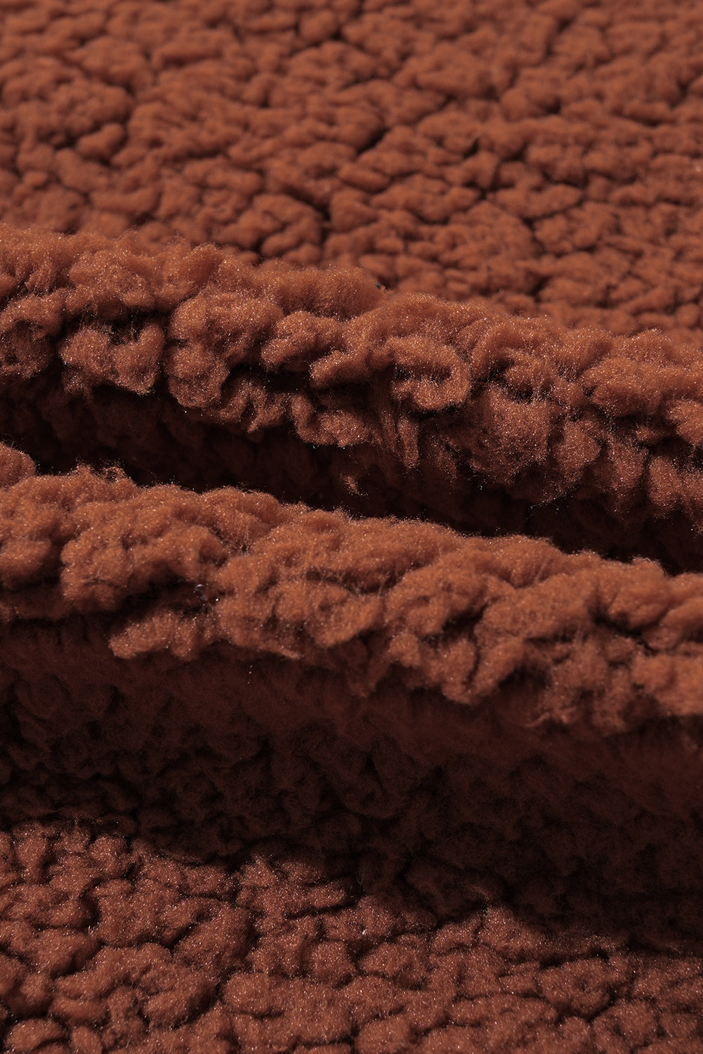 Adora Red Clay Faux Shearling Teddy Bear Jacket